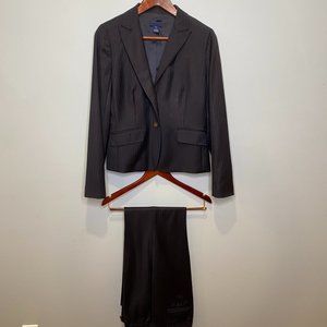 JCREW Navy pinstripe pant suit